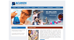Desktop Screenshot of acumen-research.com